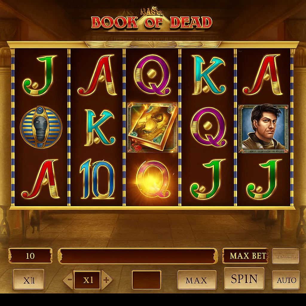 BetFury - Book of Dead Slot Game - Play'n GO