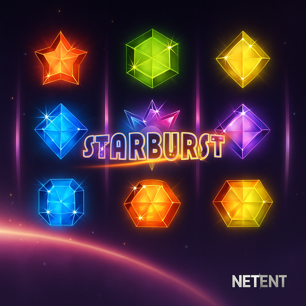 BetFury - Starburst Slot - Gemmes Rotatives