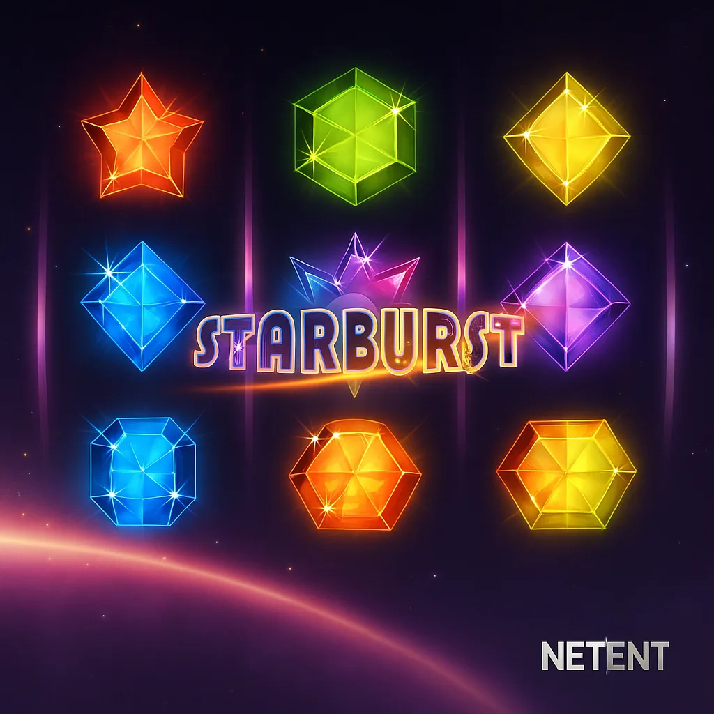 BetFury - Starburst Slot - Gemmes Rotatives