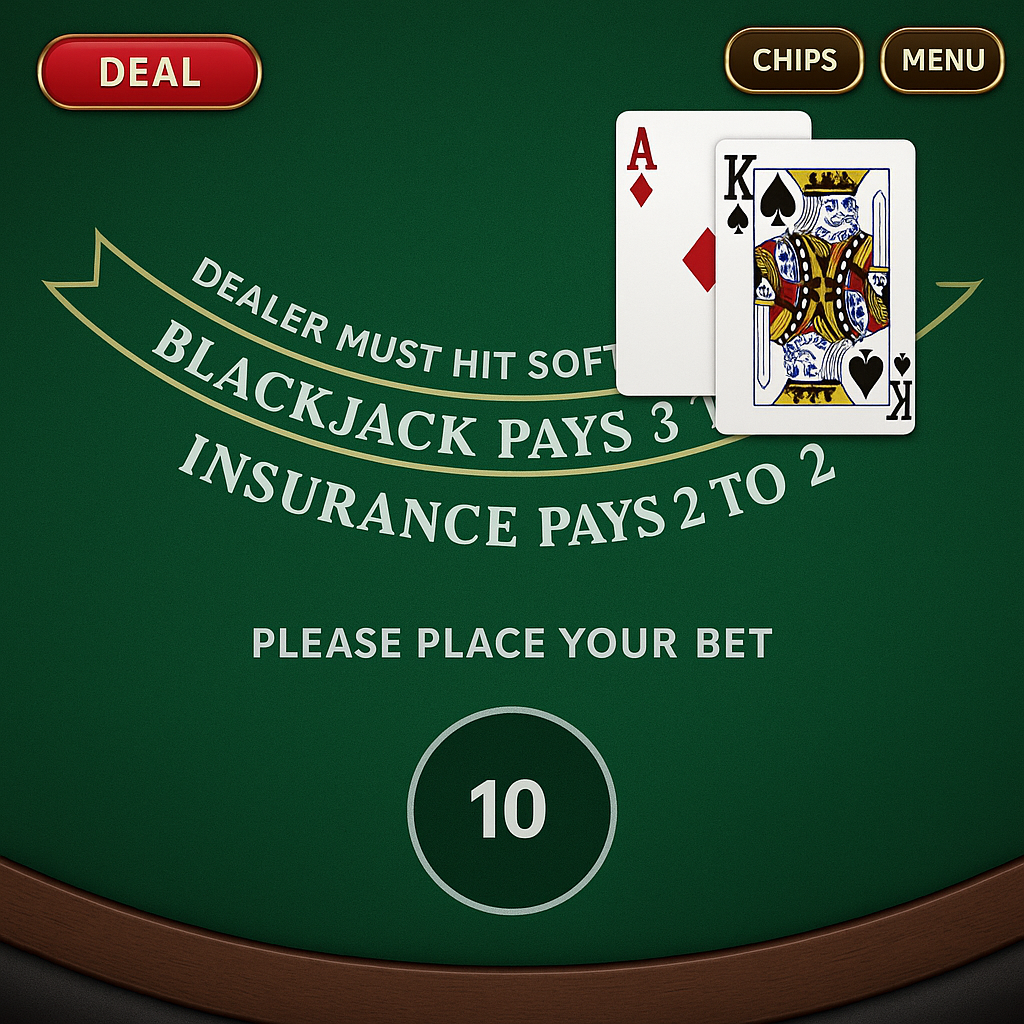 BetFury - Blackjack Européen - Stratégie 21