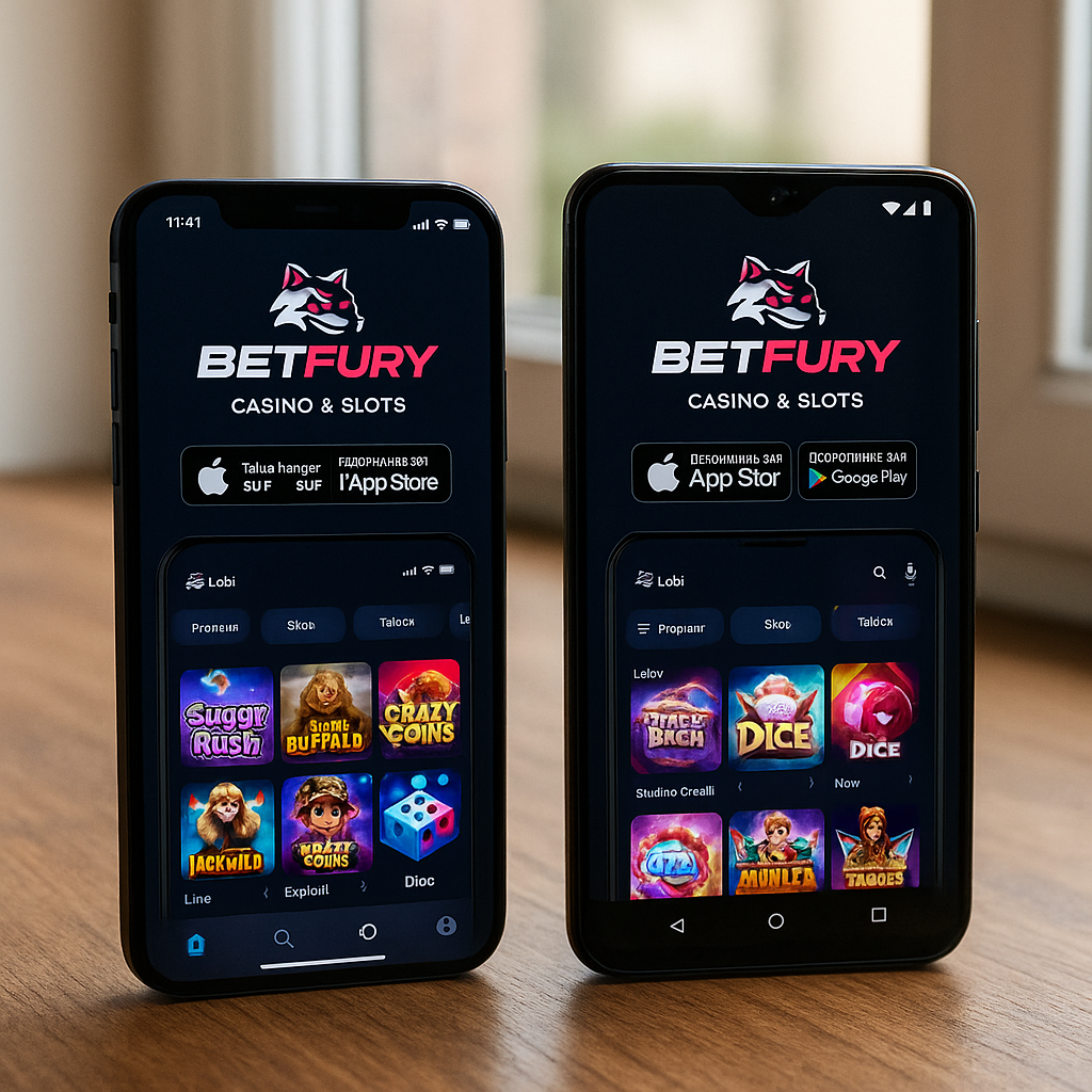 BetFury - Applications iOS et Android