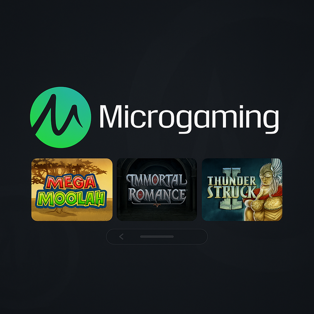Microgaming - Fournisseur de Jeux Casino